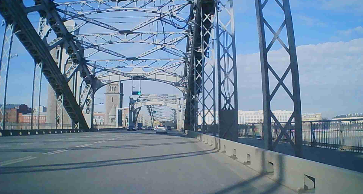 Большеохтинский мост.