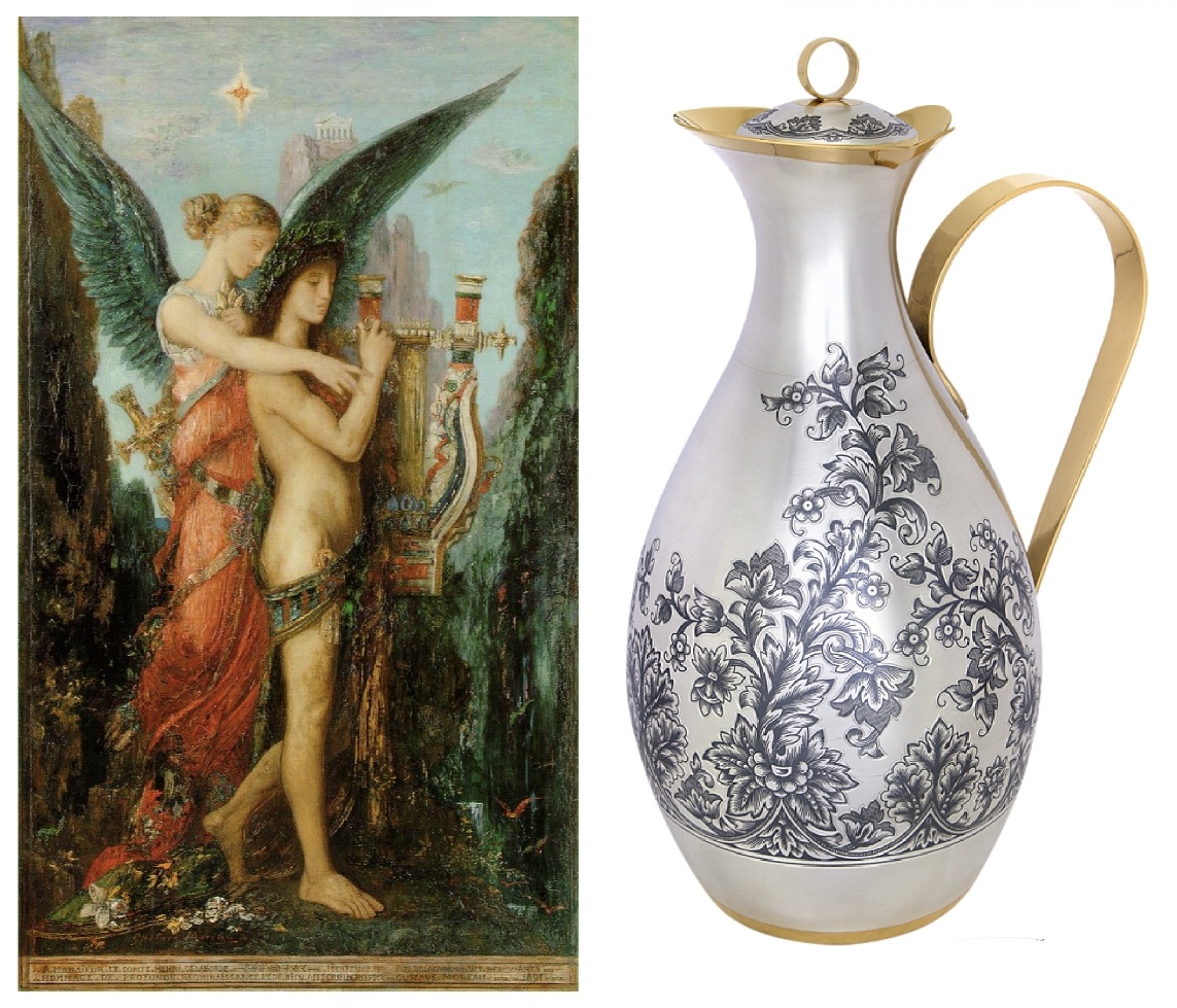 Гесиод и Муза. Картина Гюстава Моро