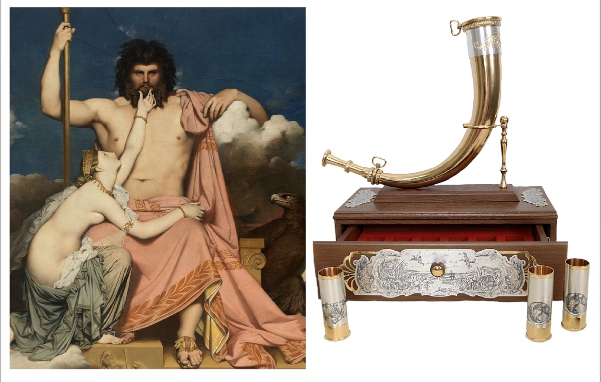 Юпитер и Фетида, Жан Огюст Энгра