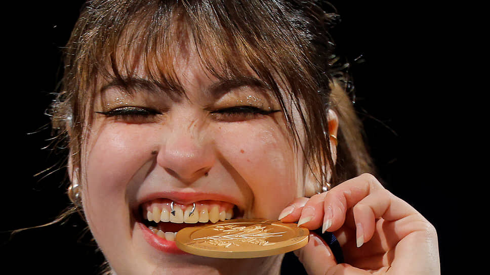 Чемпионка мира в женском одиночном катании Алиса Лью.📷Фото: Brian Snyder / Reuters