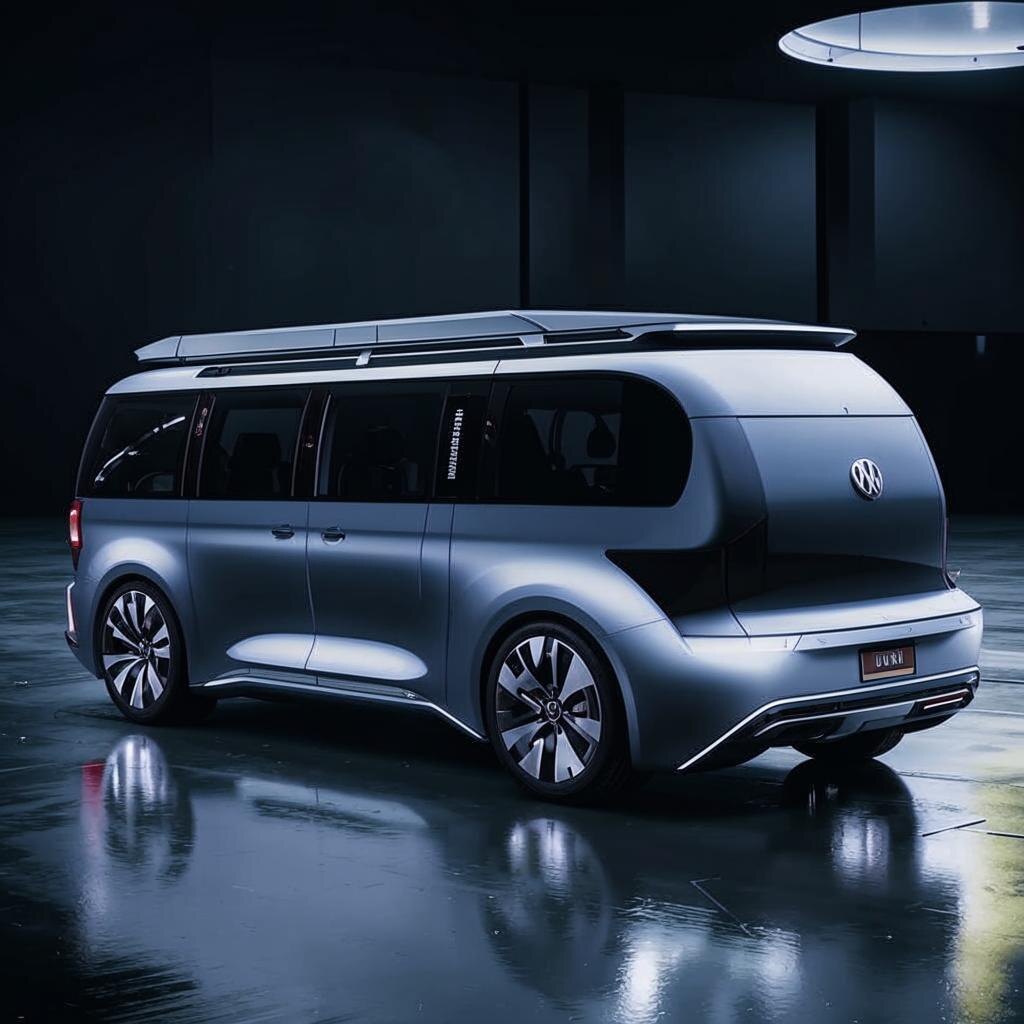Volkswagen ID.Buzz Pro классический микроавтобус VW вернулся в электрическом исполнении! 