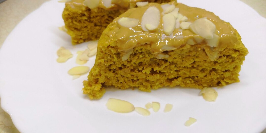 Яблочно-морковный ПП кекс. Быстро и просто