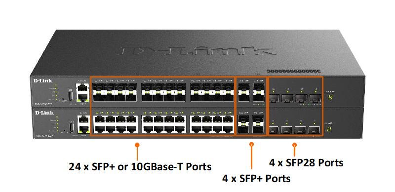 Порты коммутаторов D-Link DXS-3410