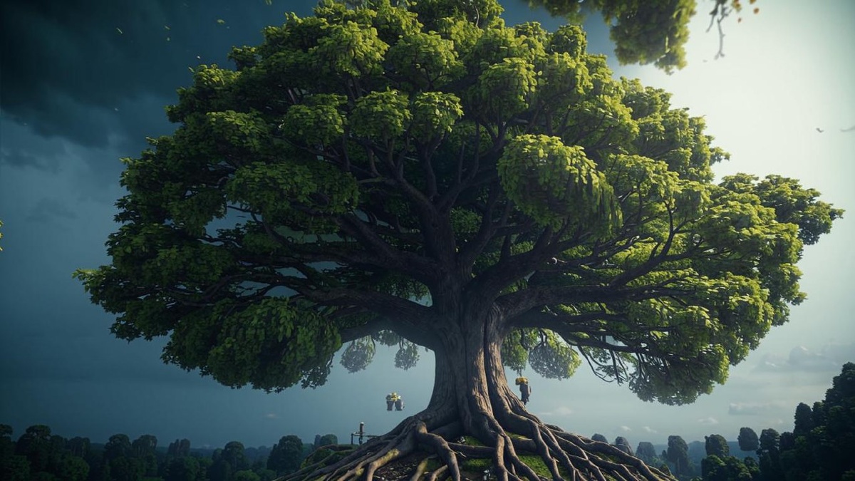 Дерево Ян мощное и сильное, растёт постепенно и никогда не торопится.