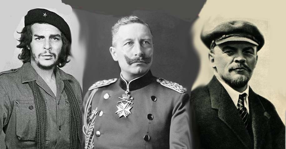 Че Гевара, Вильгельм II, Ленин