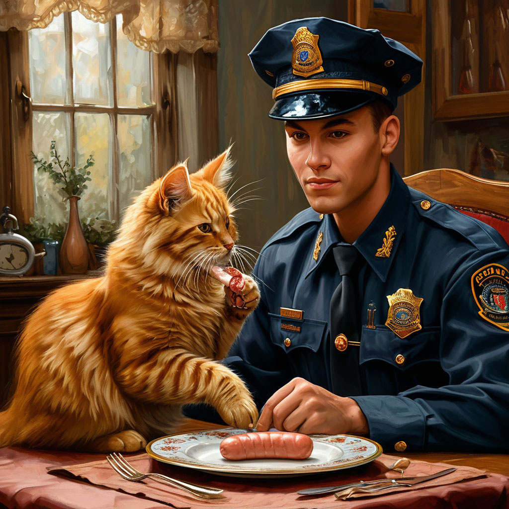 Абрикоська тырит колбасу