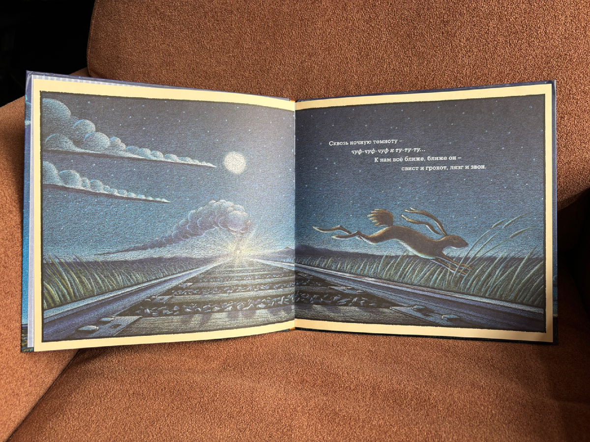 Вся книга очень темная, ее очень тяжело смотреть даже в пасмурный день, не то, что ночью