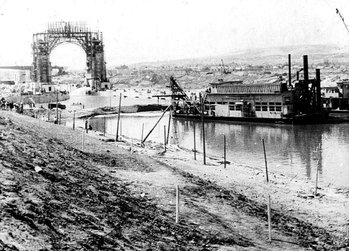 Строительство Волго-Донского канала