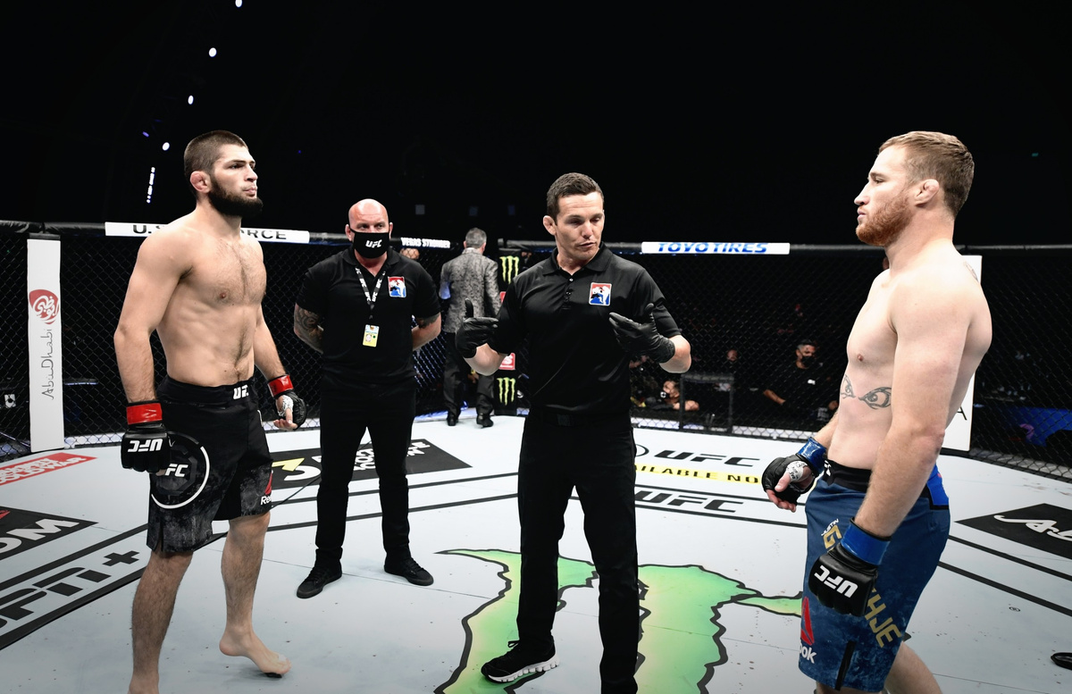 Хабиб Нурмагомедов vs Джастин Гэтжи