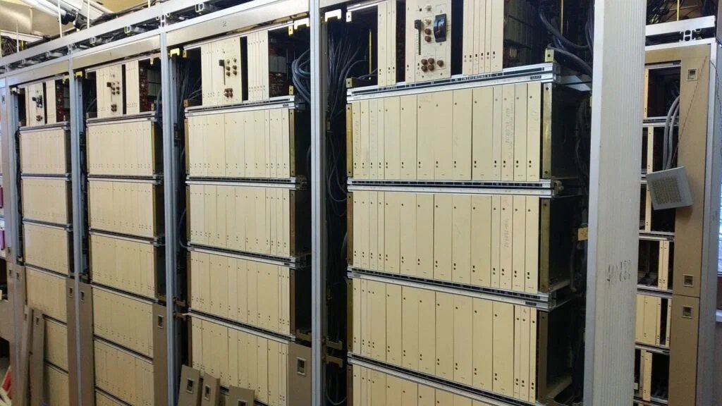 Примерно так выглядела АТС.