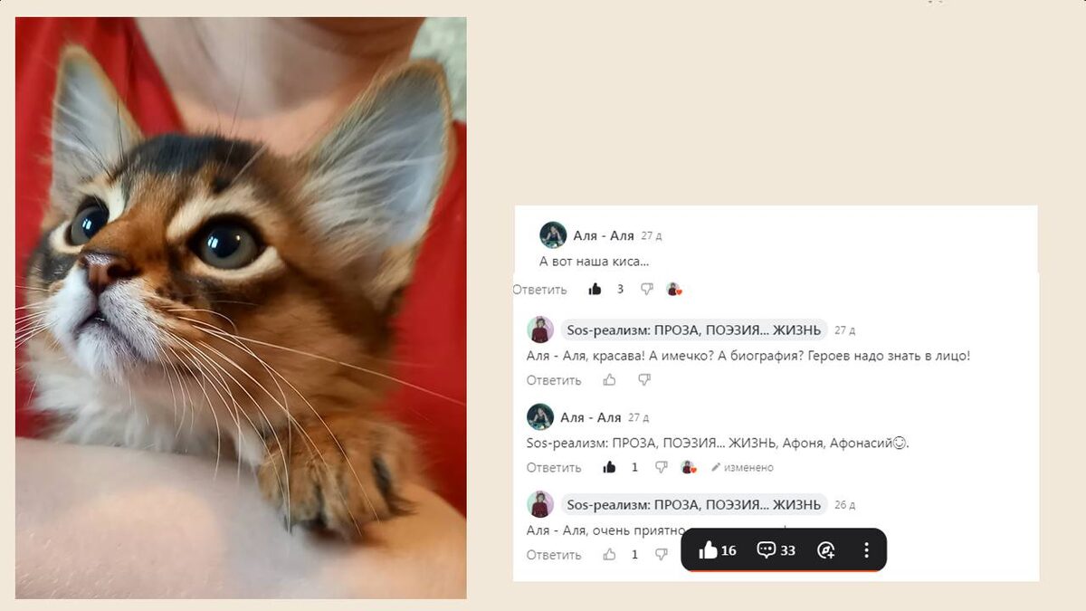 Афоня от Алевтины. До чего же харизматичный...