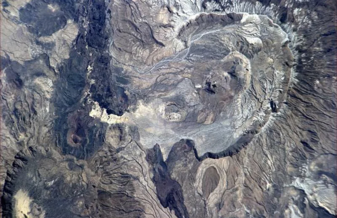 Вид на Йеллоустоун с космоса