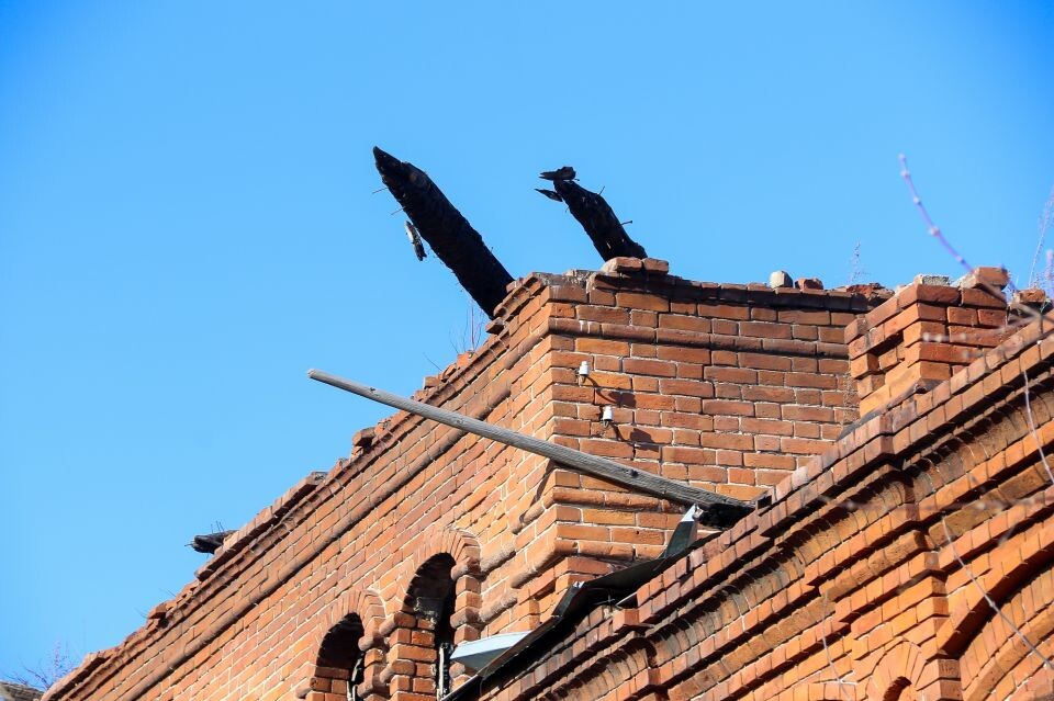    Дом купца Поскотинова в Барнауле. Март 2025 года. Источник: Виталий Барабаш