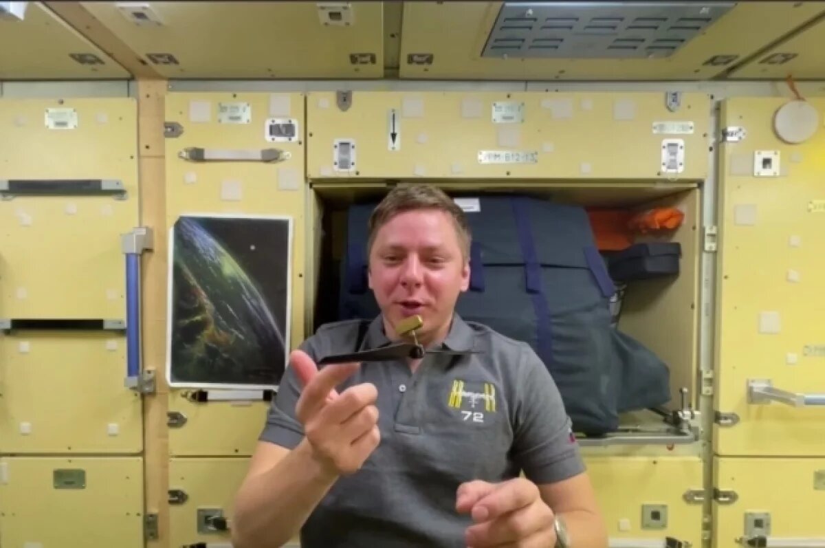    Красноярский космонавт Кирилл Песков ответил на вопросы о жизни на МКС