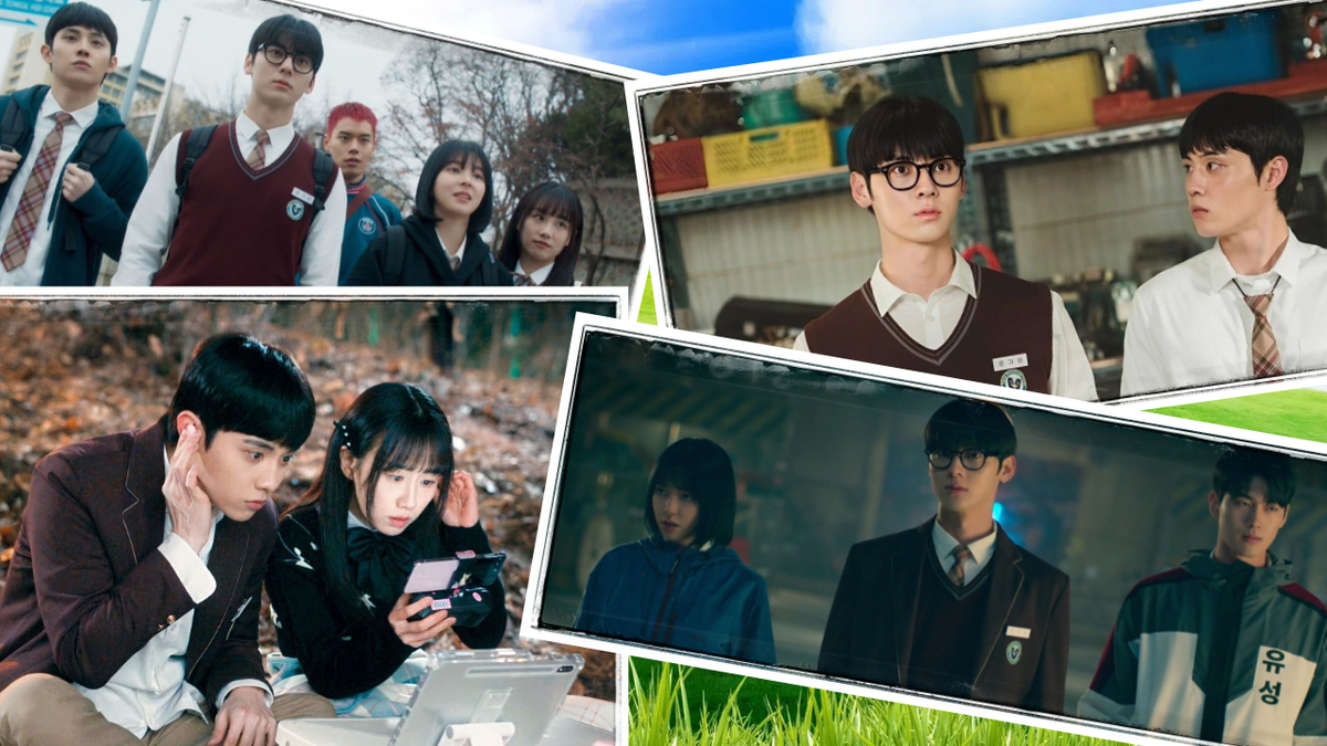 Коллаж создан автором этой статьи. В нем использованы кадры из дорамы "Учебная группа" 2025 года.