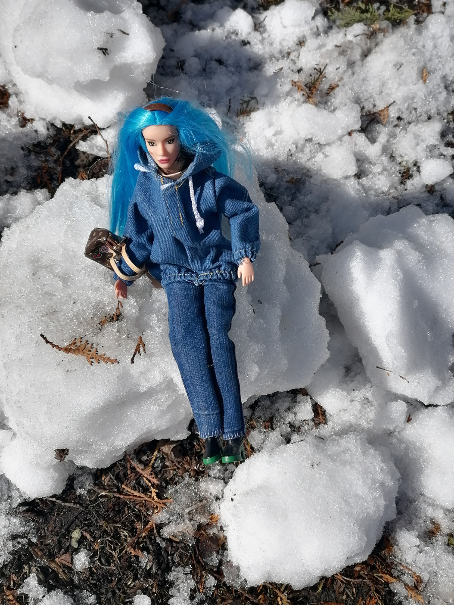 Последний снег. Фото дочери автора