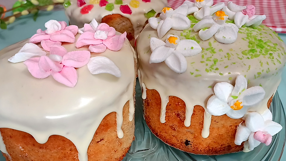 🌸 Куличи творожные без дрожжей