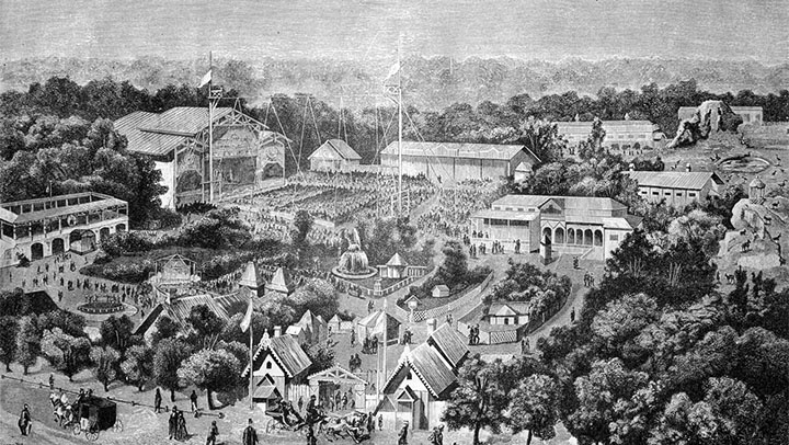    Панорама первого петербургского зоосада. Фото предоставлено Ленинградским зоопарком