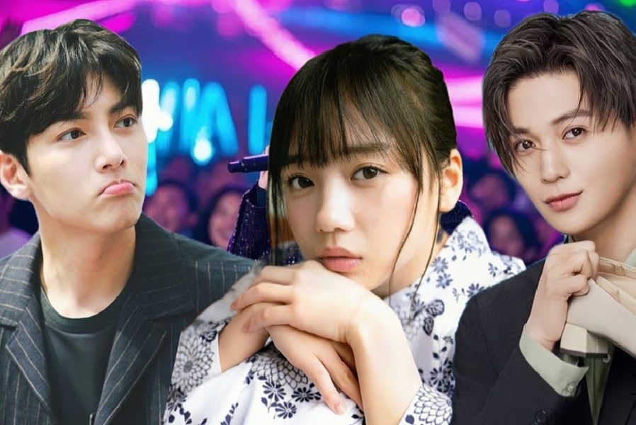 Чжи Чан Ук и исполнители главных ролей в японской версии "Подозрительного партнера"