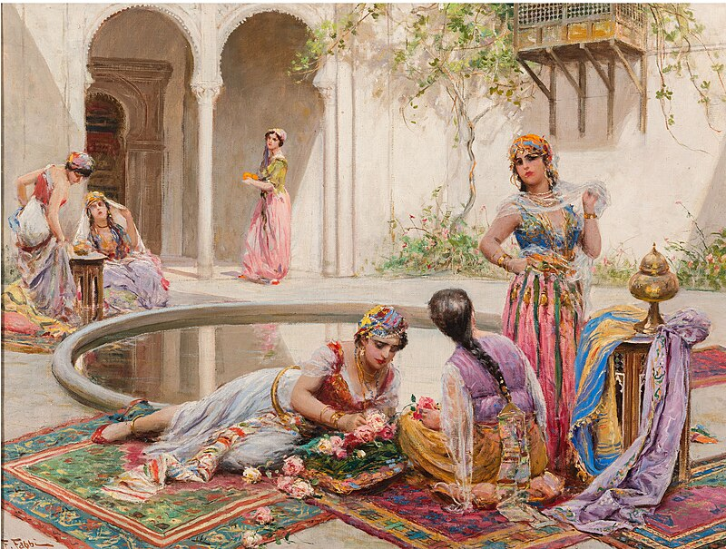 «В гареме» (1912), автор Фабио Фабби. Общественное достояние