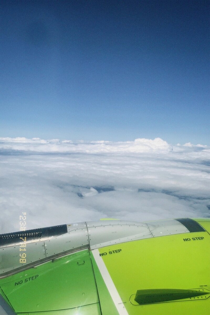 Мой первый полет на Камчатку. Очень красиво, уже почти не страшно