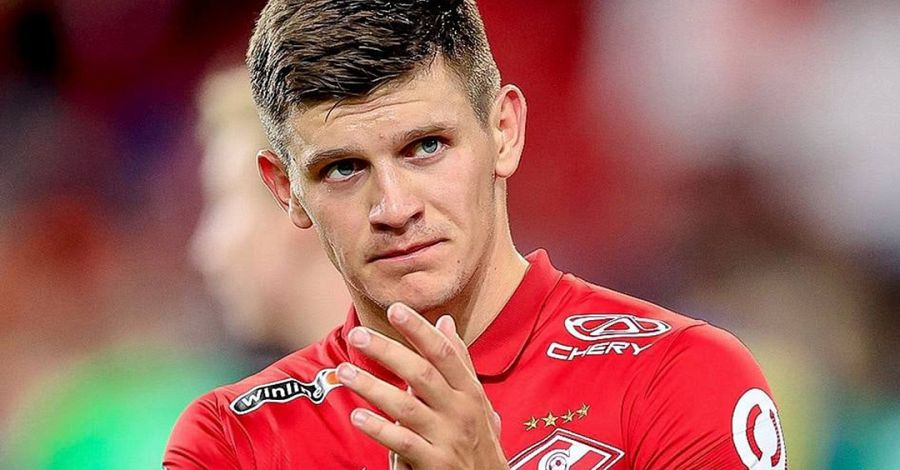 Крайний защитник московского "Спартака" Даниил Хлусевич. Фото из интернета.