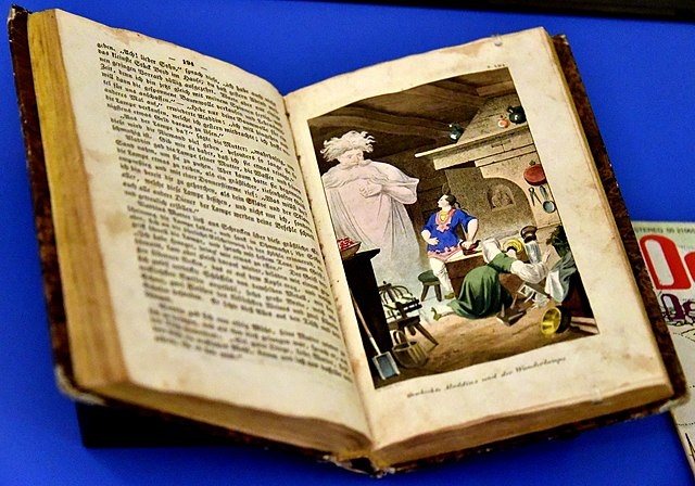 «Сказки Шехерезады, или Тысяча и одна ночь». Автор	Усама Шукир Мухаммед Амин. тот файл распространяется по лицензии Creative Commons Attribution-Share Alike 4.0 International.