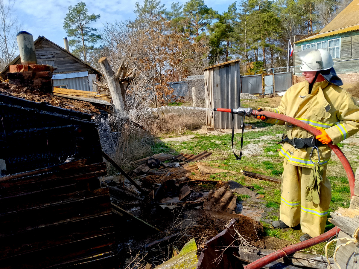 Волгоспас Енотаевский район пожар
