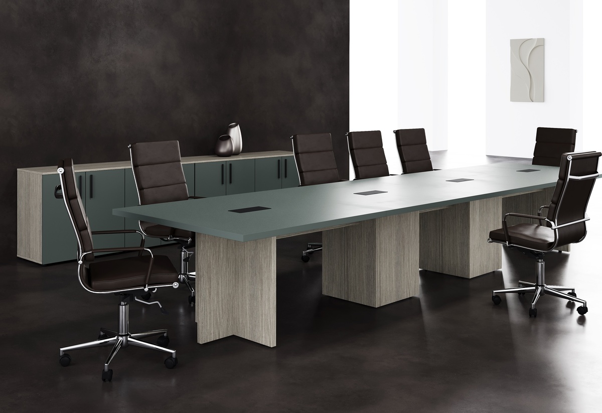 Мебель для руководителя Skyland Velion Дуб сильвер / Нефрит (код товара 399679)