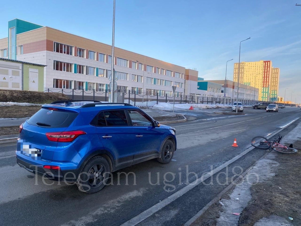    На автодороге в столице Югры сбили велосипедиста