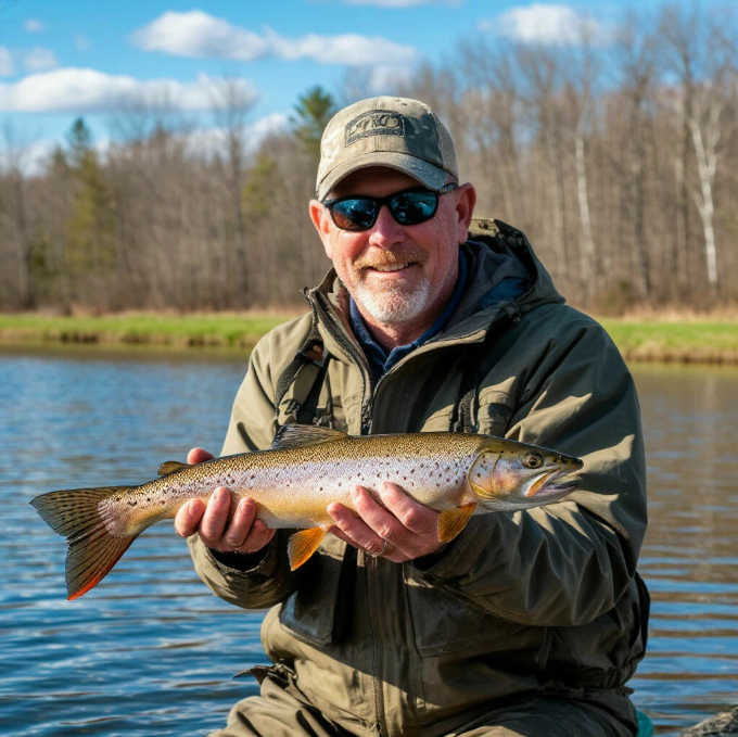 Ловля рыбы ранней весной - испытание для настоящих профессионалов