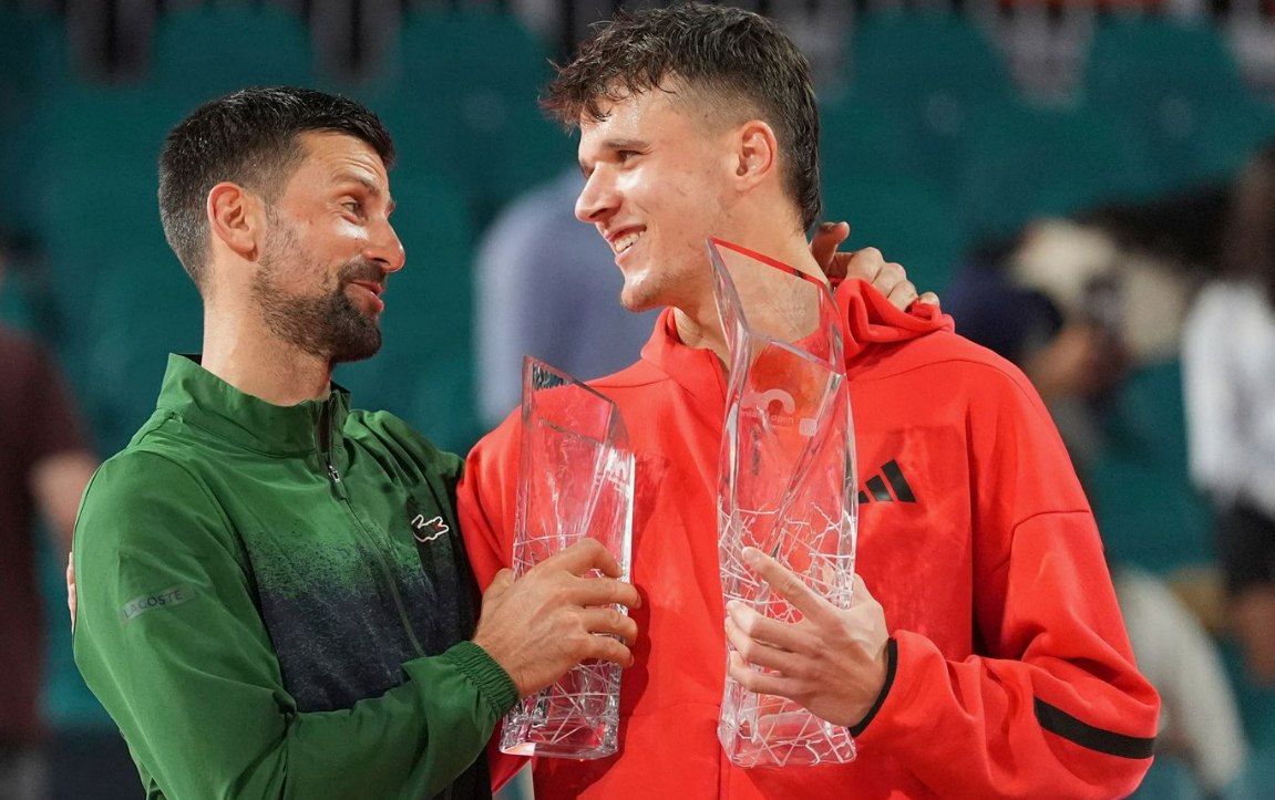 Новак Джокович уступил в финале в Майами Якубу Меншику. Фото: ATP