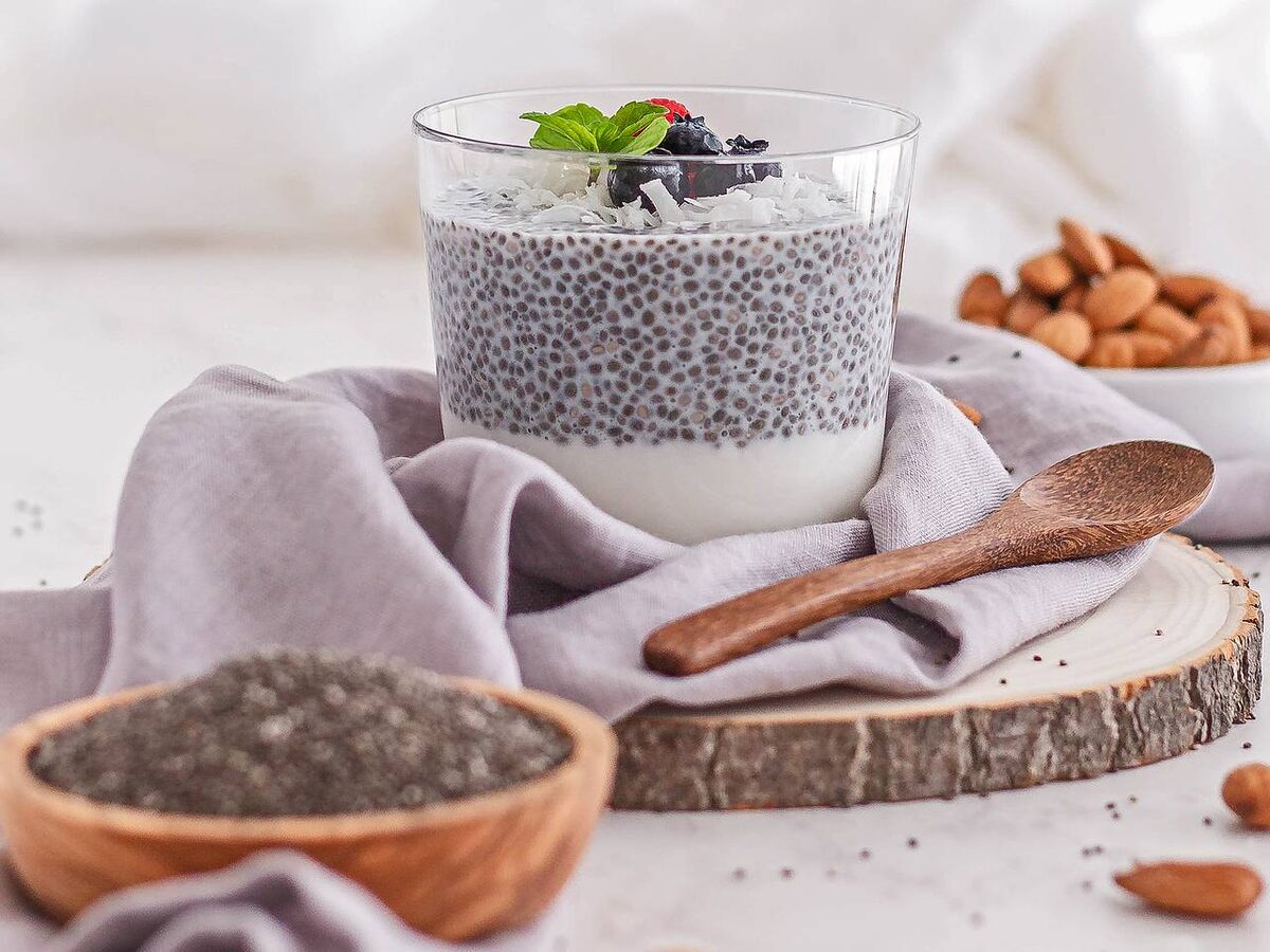 Вариант готового блюда из семян чиа