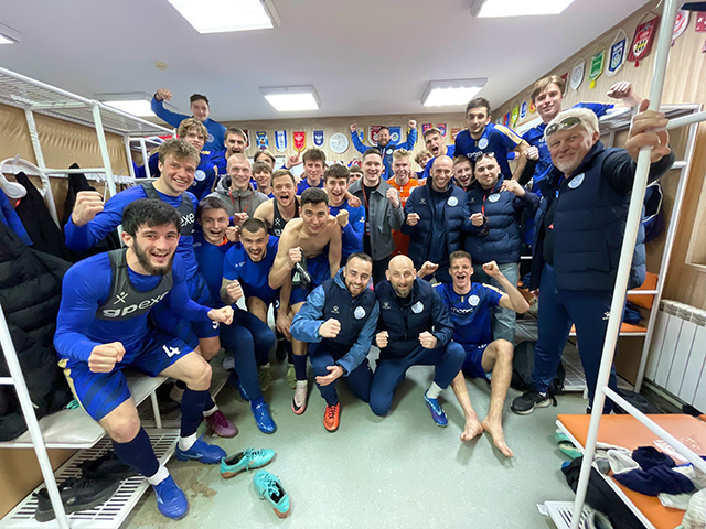 Футбольный клуб «Тверь» в первом матче сезона одержал победу над «Космосом»