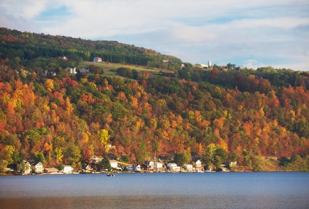  Осень на озере Кайюга