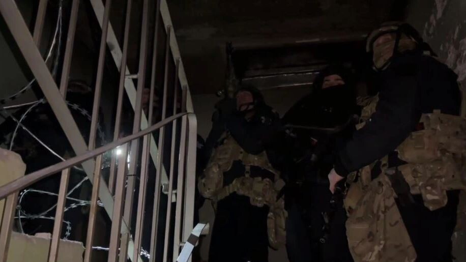    Кадр видео t.me/rosgvardszo/9340