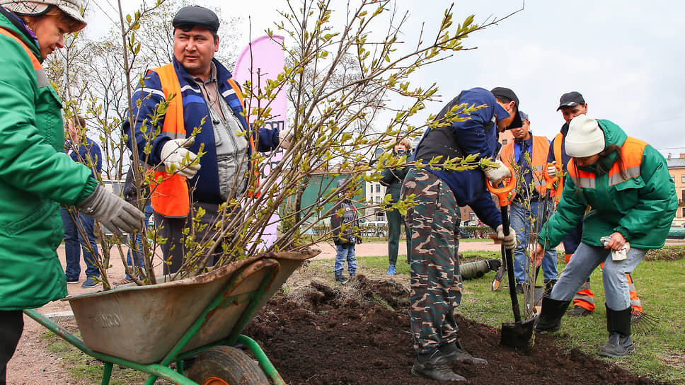 Двухмесячник по санитарной очистке и благоустройству Казани начнется 1 апреля.📷Фото: Евгений Кашпирев / Коммерсантъ