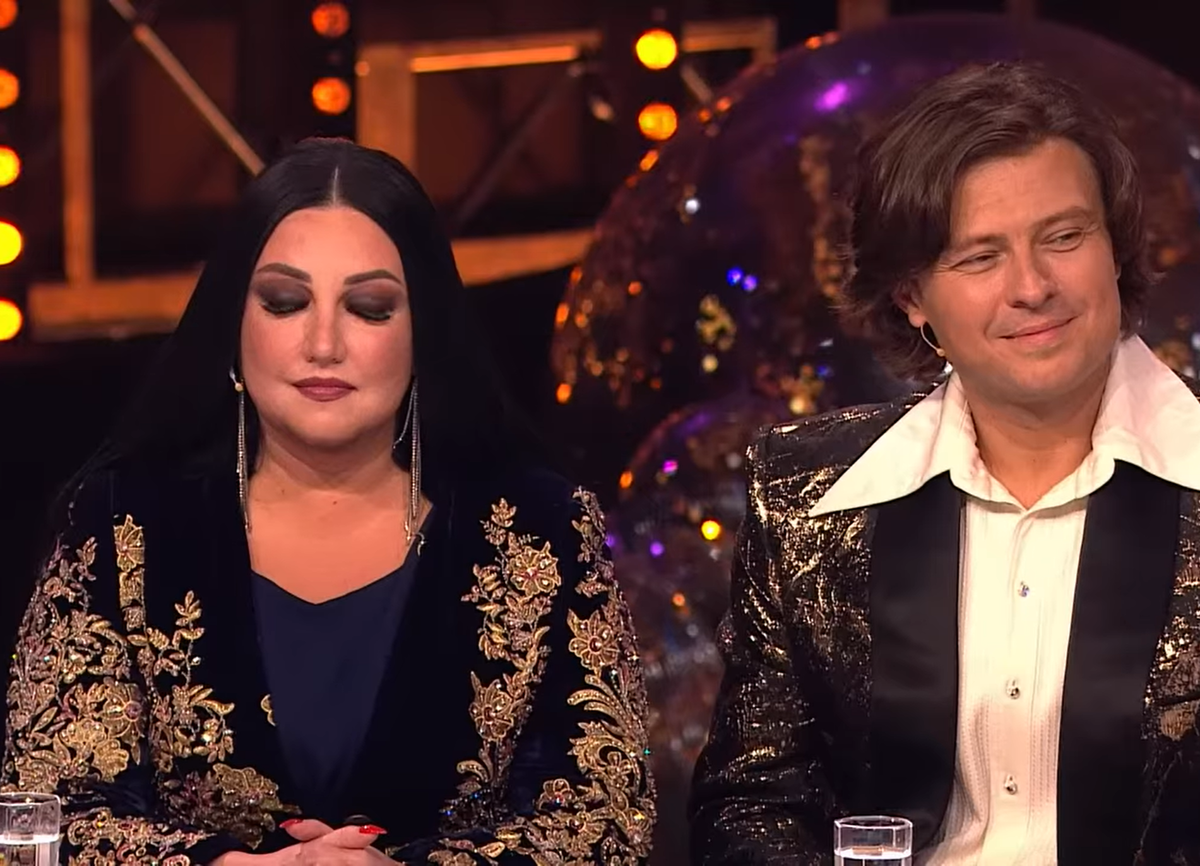 Прохор Шаляпин и Лариса Гордьера. Фото: скриншот шоу "Привет, Андрей!"