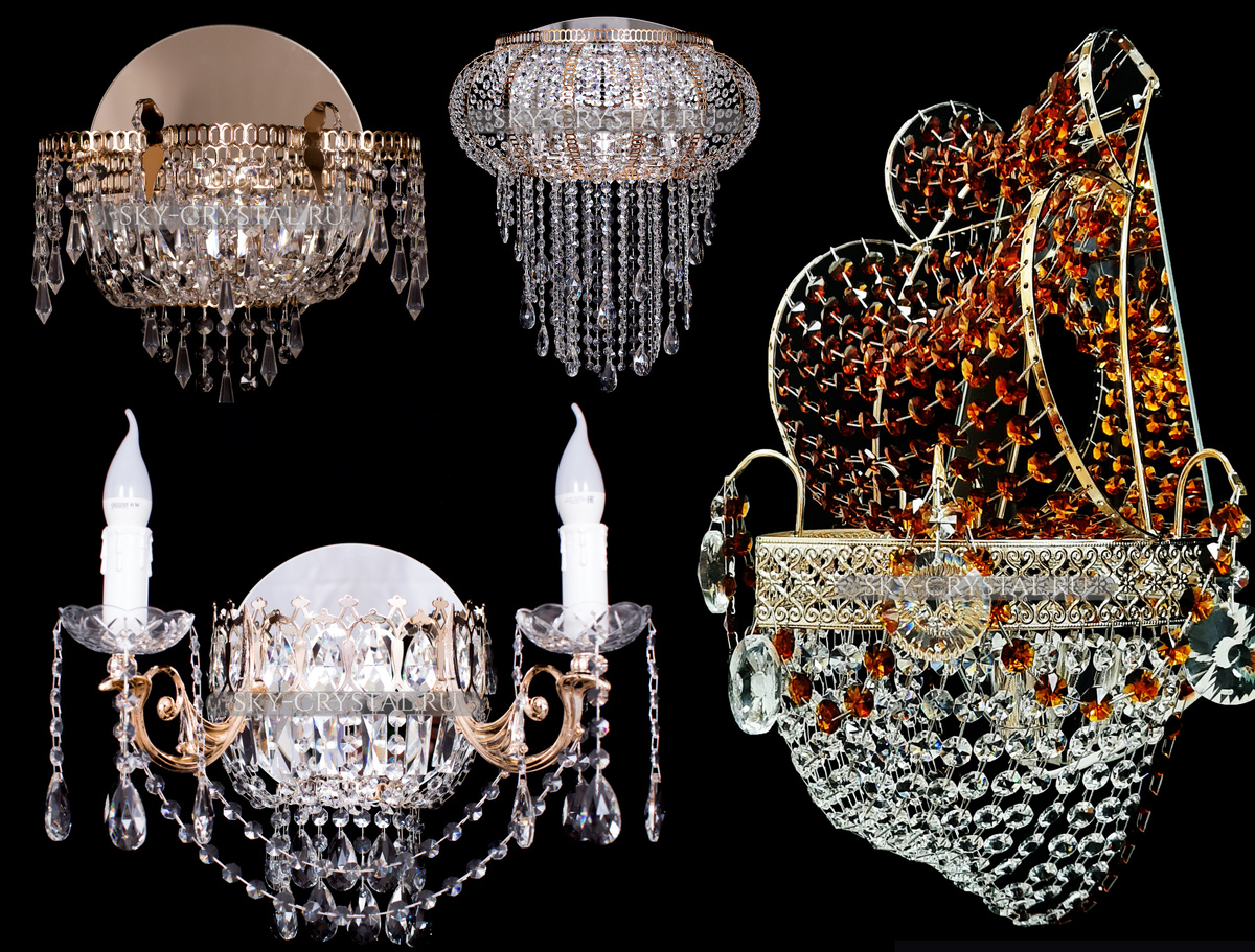 Ассортимент Бра в интернет-магазине Хрустальное небо sky-crystal.ru