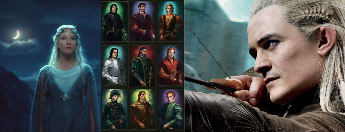 Коллаж из кино Джексона «Властелин колец» и изображения с pikabu