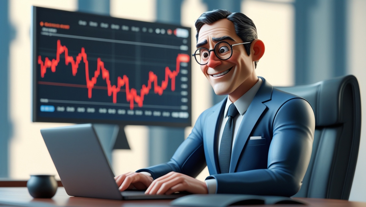 Инвестор и кривая цены акции