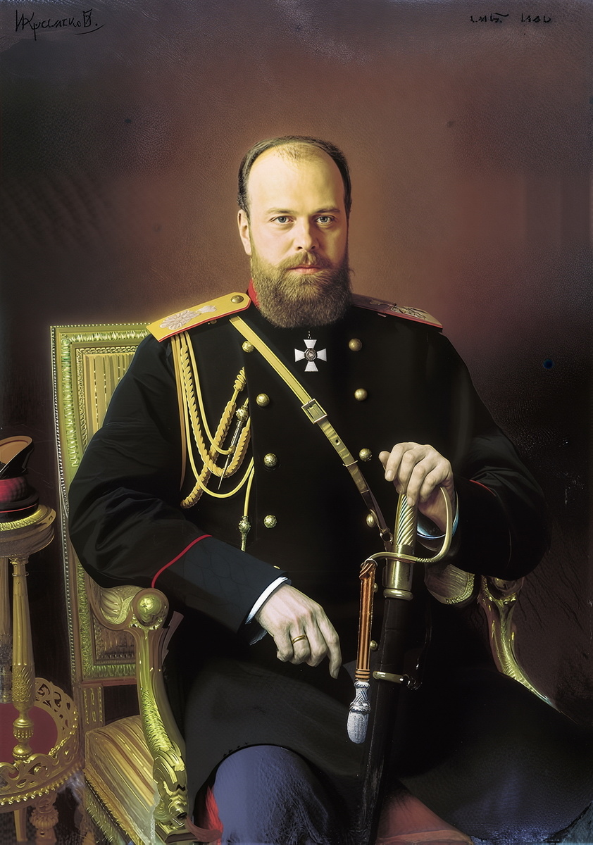 Александр III. Художник Крамской И.Н. 1886 год.