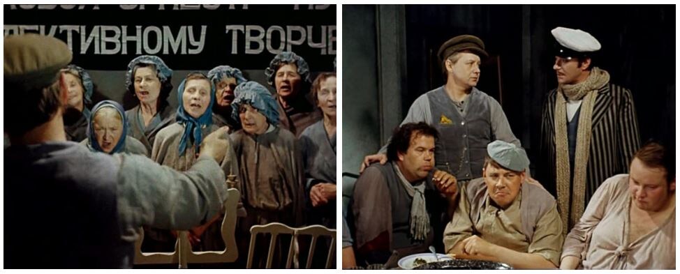 Кадры из фильма "Двенадцать стульев"