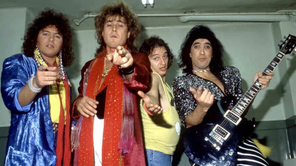 Классический оригинальный состав Y&T: (слева направо) Дэйв Меникетти, Фил Кеннемор, Леонард Хейз, Джои Алвес