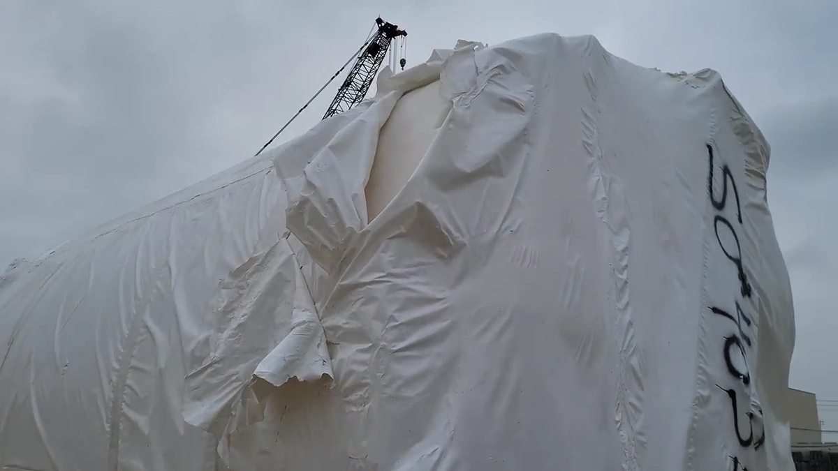 Бочка растрепалась