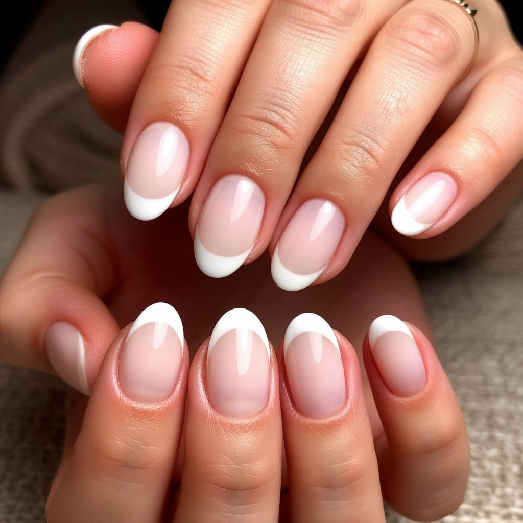 Классический френч маникюр