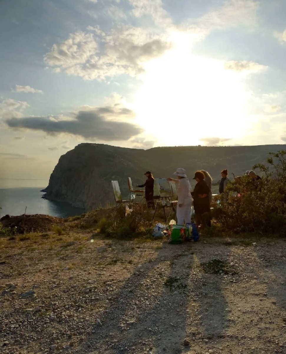 Пленэр. Фото со страницы Ларисы Мохновой в соцсети Одноклассники. 