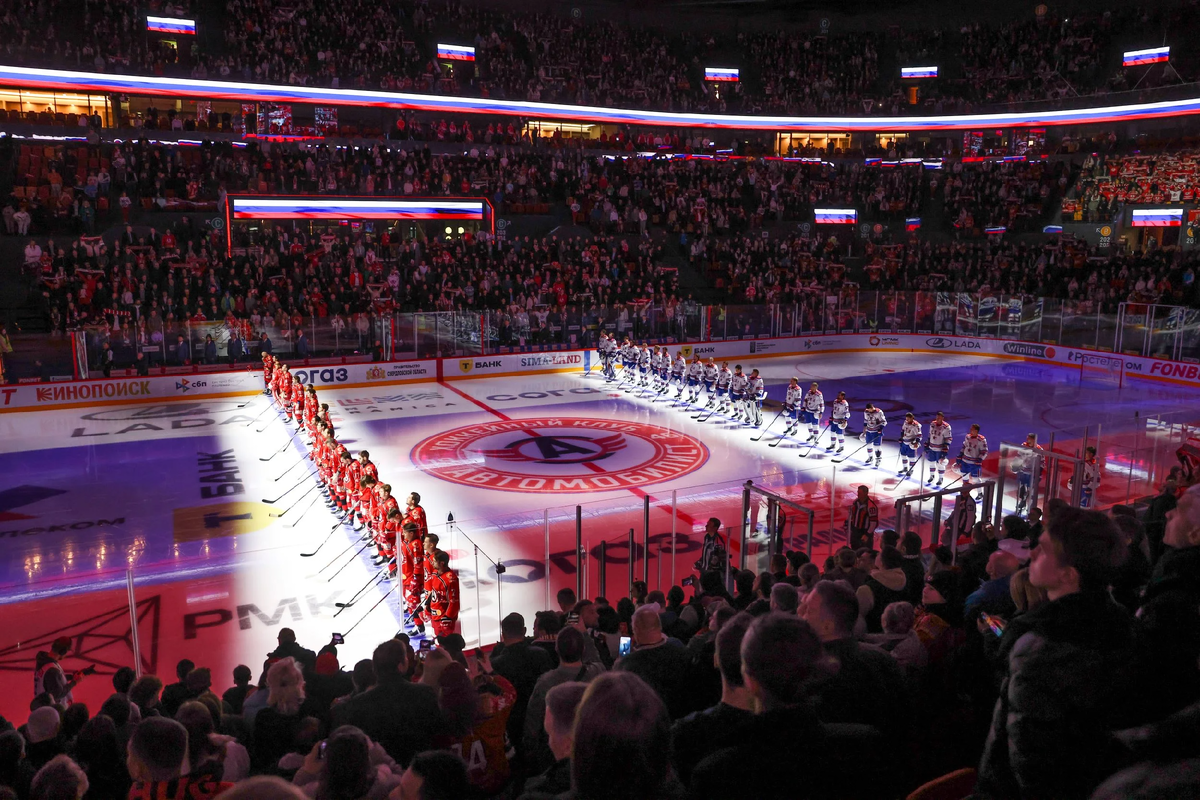 Новая арена в Екатеринбурге, на которой теперь проходят матчи «Автомобилиста» (фото Донат Сорокин/ТАСС)