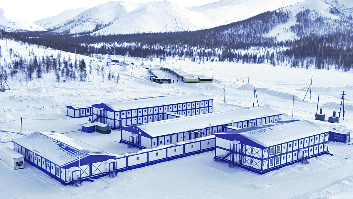 Вахтовый поселок со всей необходимой инфраструктурой 