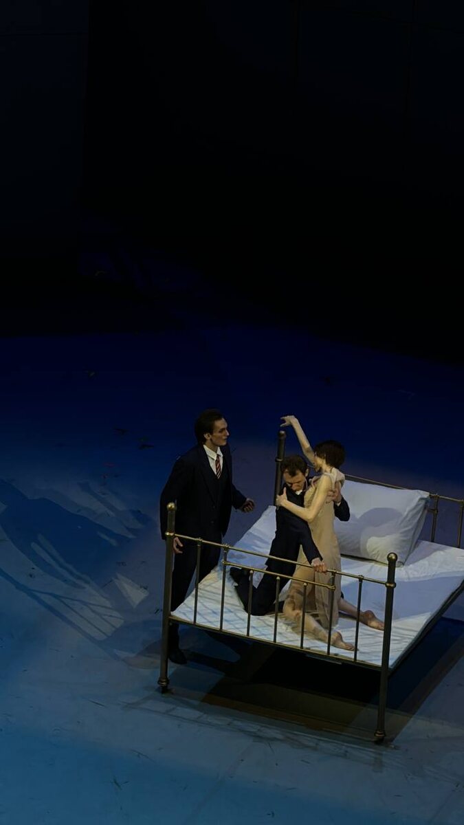 Анна Каренина — Светлана Захарова. Вронский — Артемий Беляков. Каренин — Семён Чудин.